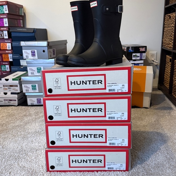 NIB Hunter Original Back Adjustable Short Rain Boots - Picture 2 of 4